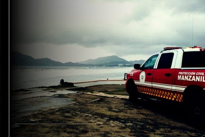 Protección Civil Manzanillo refuerza medidas preventivas en zonas de playa por huracán Flossie