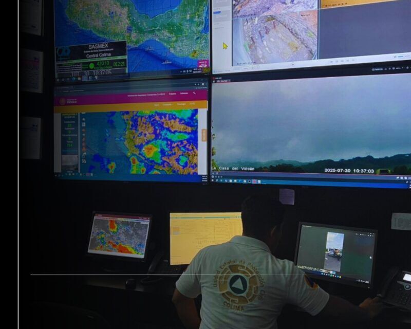 UEPC Colima exhorta a estar pendientes del clima; SMN pronostica lluvias puntuales muy fuertes