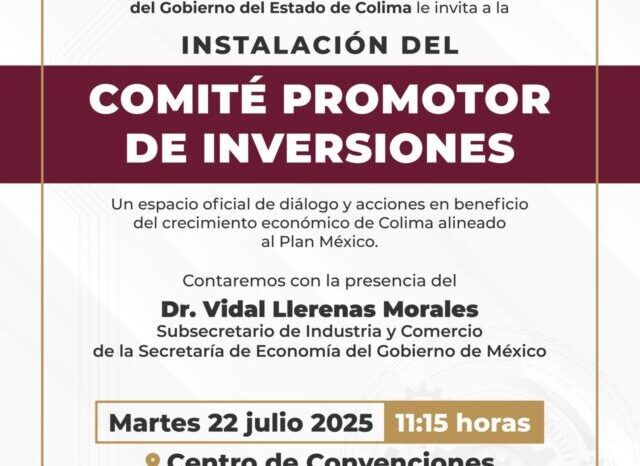 Sedeco instalará el Comité Promotor de Inversiones para fortalecer el crecimiento económico alineado al Plan México