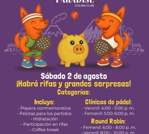 Sebiinsom realizará torneo y clínicas de pádel para apoyar al Boteo Teletón 2025