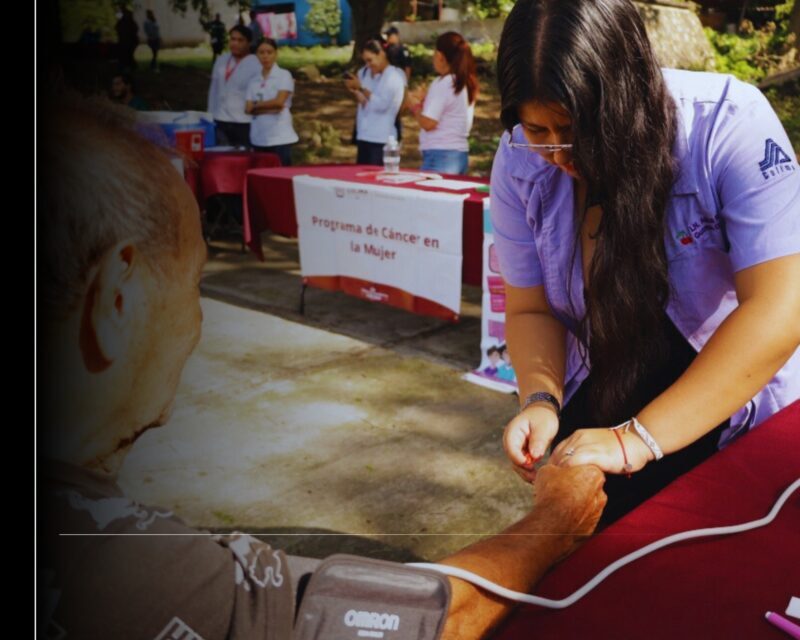 Salud Colima previene sobre hipertensión e invita a mayores de 40 años a medirse la presión arterial