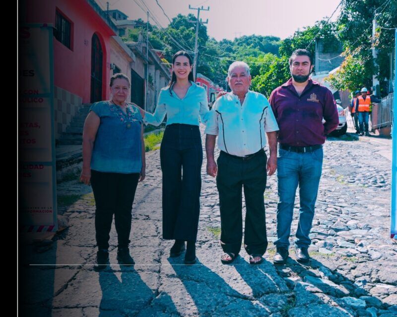 Rosi Bayardo cumple a las familias de Bellavista: inicia rehabilitación de la calle Los Andes