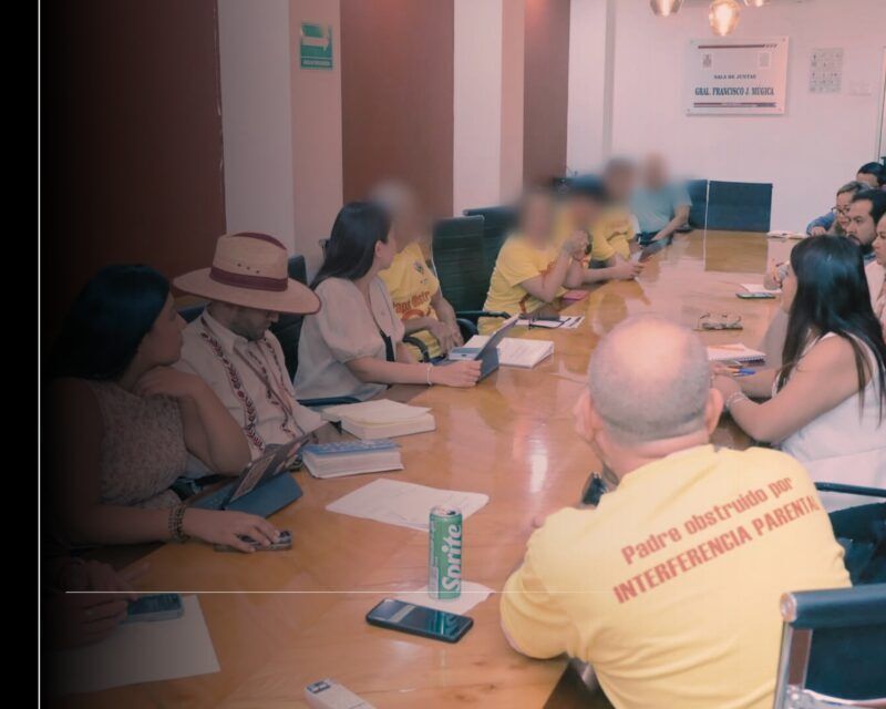 Diputadas y diputados de Morena atienden a organización "No más hijos rehenes"