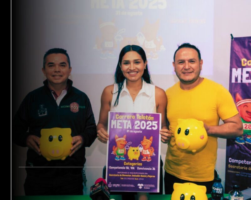 Gobierno del Estado invita a la carrera Teletón, para contribuir a tener un CRIT en Colima