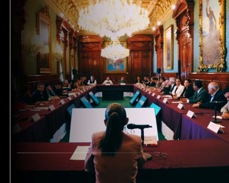 Indira Vizcaíno acude a reunión con la presidenta Sheinbaum para el fortalecimiento del IMSS-Bienestar