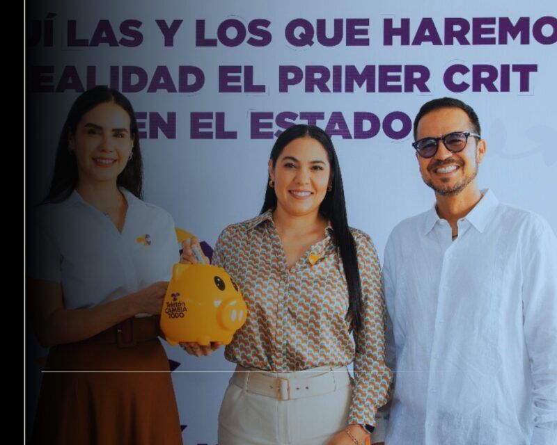 Indira Vizcaíno agradece la suma de IP de Manzanillo para lograr la meta Teletón 2025 y la construcción de un CRIT en Colima