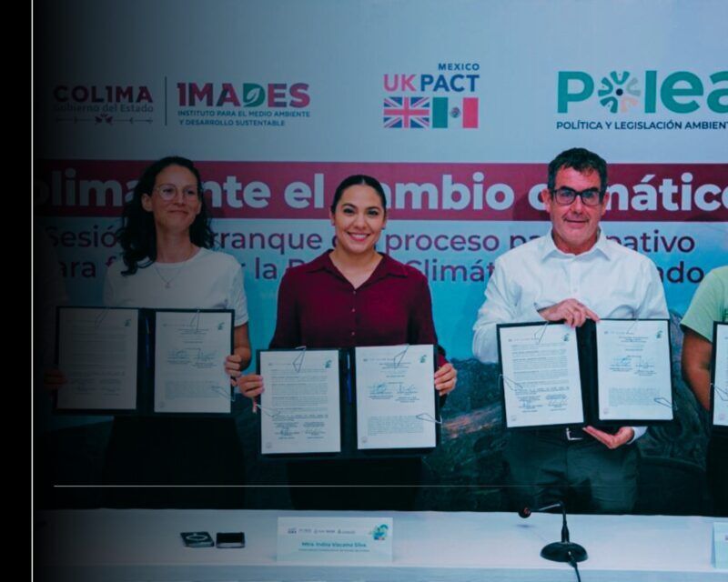 Indira Vizcaíno inicia proceso participativo para fortalecer a Colima ante el Cambio Climático