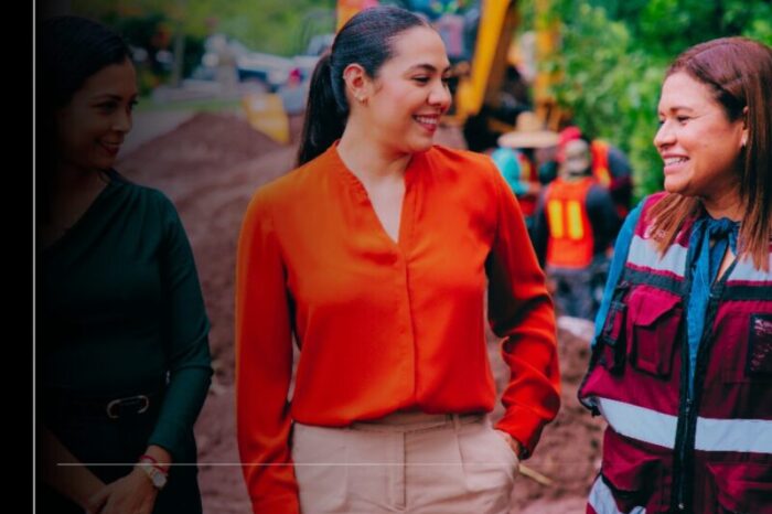 Indira Vizcaíno supervisó rehabilitación de la línea de conducción de agua potable en Ixtlahuacán