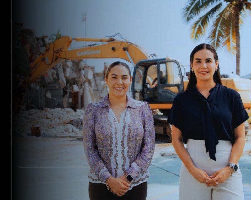 Indira Vizcaíno supervisó rehabilitación de la Unidad Deportiva '5 de Mayo' en Manzanillo