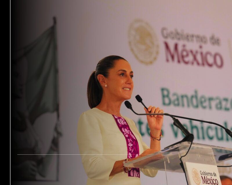 Presidenta Claudia Sheinbaum da banderazo de salida a la construcción de Puentes Vehiculares en Colima