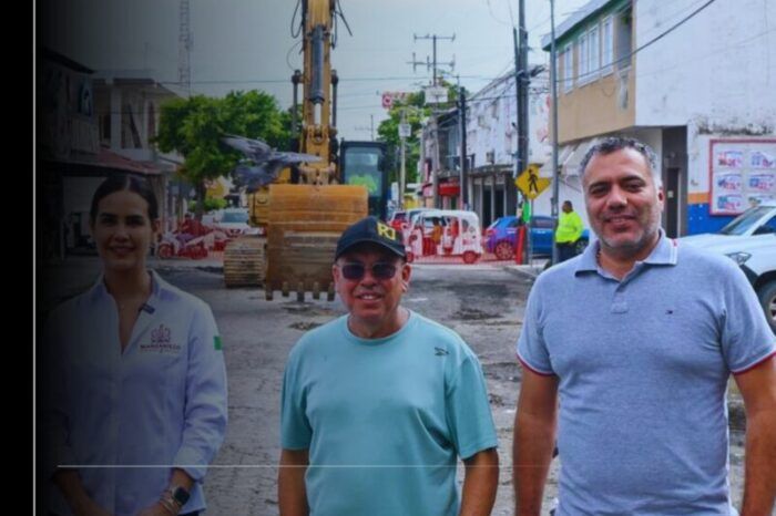 Rosi Bayardo arranca rehabilitación de la calle Reforma; suman 4 calles con concreto hidráulico en su administración
