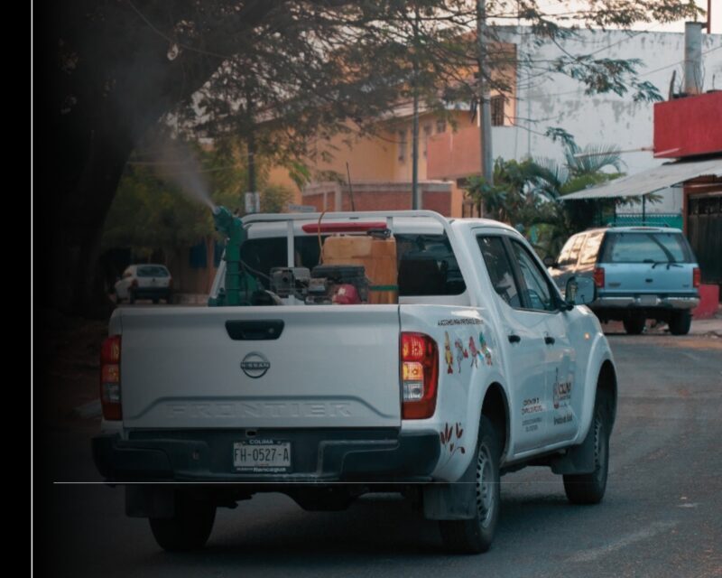 Salud Colima refuerza fumigación en los 5 municipios prioritarios por dengue