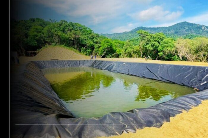 Gobierno del Estado de Colima impulsa construcción de 12 ollas con geomembrana para captar agua