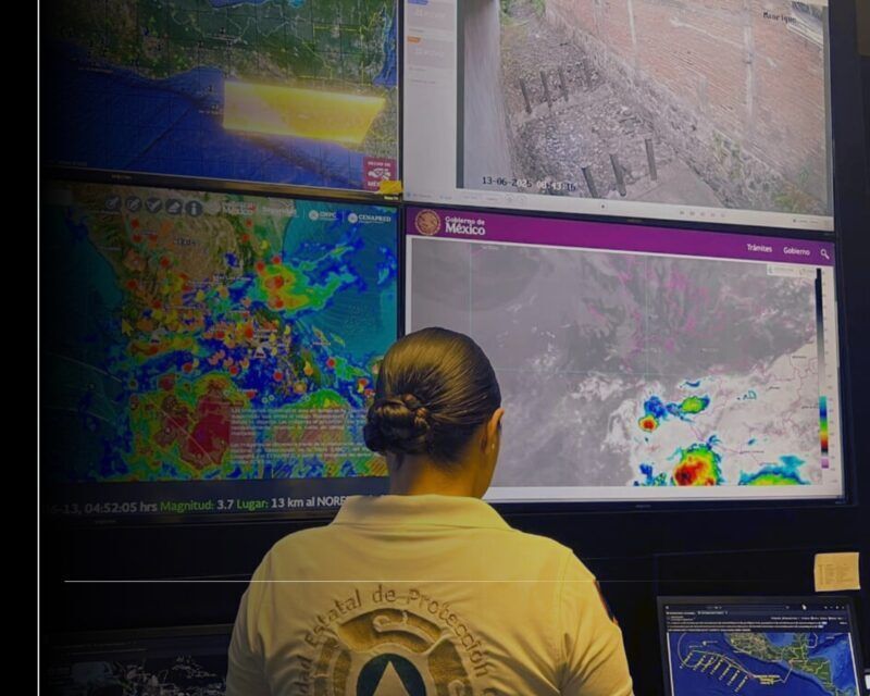 Tormenta tropical ‘Ivo’ genera lluvias en el territorio colimense; UEPC pide extremar precauciones