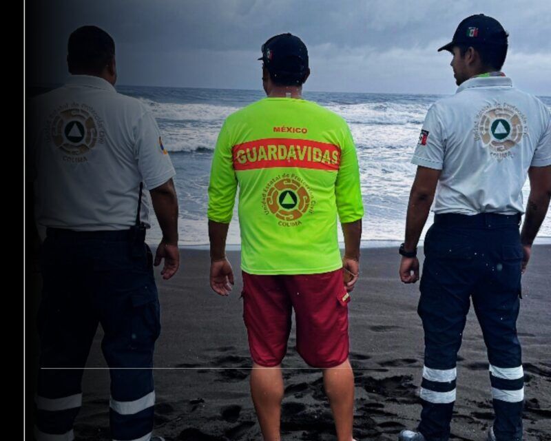 UEPC recomienda estar alertas, pues SMN pronostica chubascos y tormenta eléctrica en el estado de Colima