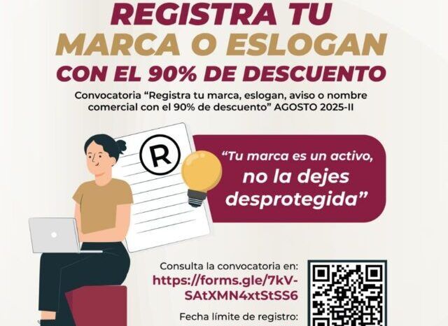 Gobierno del Estado de Colima invita a registrar tu marca o eslogan con 90% de descuento