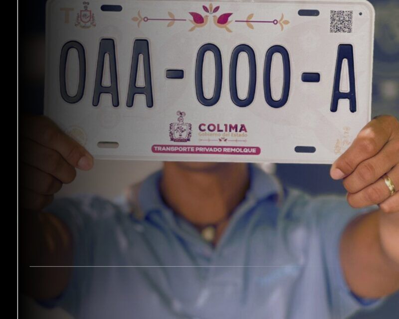 Ya están listas las placas vehiculares pendientes en Colima, informa Subsemov