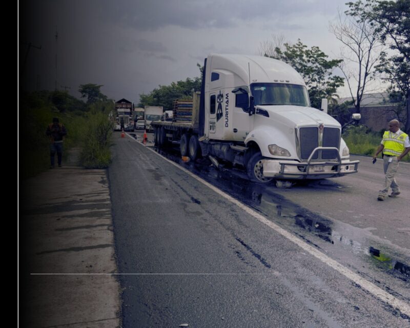 Accidente en autopista Colima–Manzanillo bloquea circulación hacia la capital; ya atiende UEPC