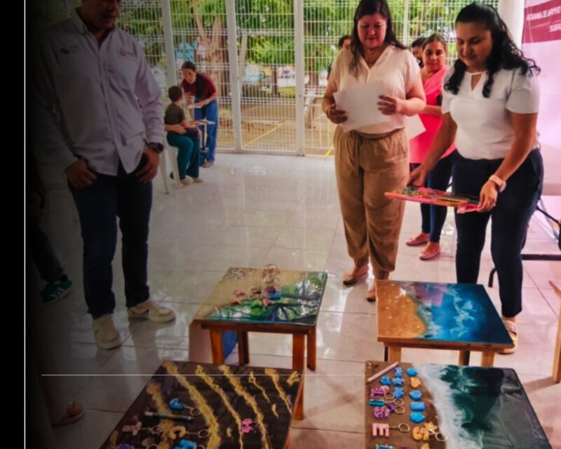 Concluye curso gratuito de resina impartido por Gobierno del Estado de Colima; fomenta talento y empleo