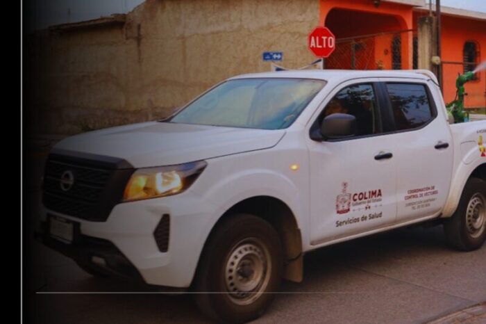 Focaliza Secretaría de Salud fumigación en Colima, Tecomán, Manzanillo y Cuauhtémoc