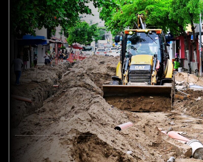 Gobierno de Rosi Bayardo avanza en cuatro nuevas calles con concreto hidráulico