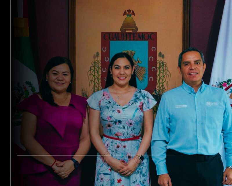 Indira Vizcaíno celebra que Ayuntamiento de Cuauhtémoc concrete donación de edificio a bachilleratos de UdeC