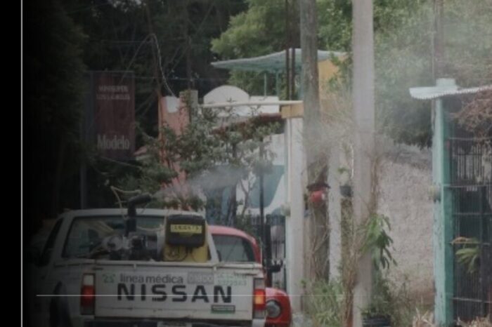 Intensifica Salud Colima fumigación en municipios de riesgo a dengue