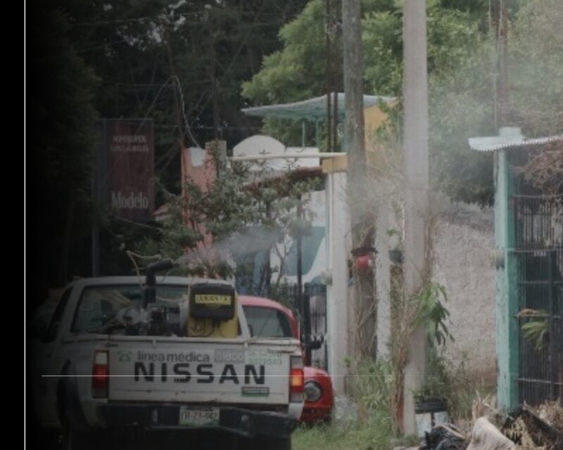 Intensifica Salud Colima fumigación en municipios de riesgo a dengue