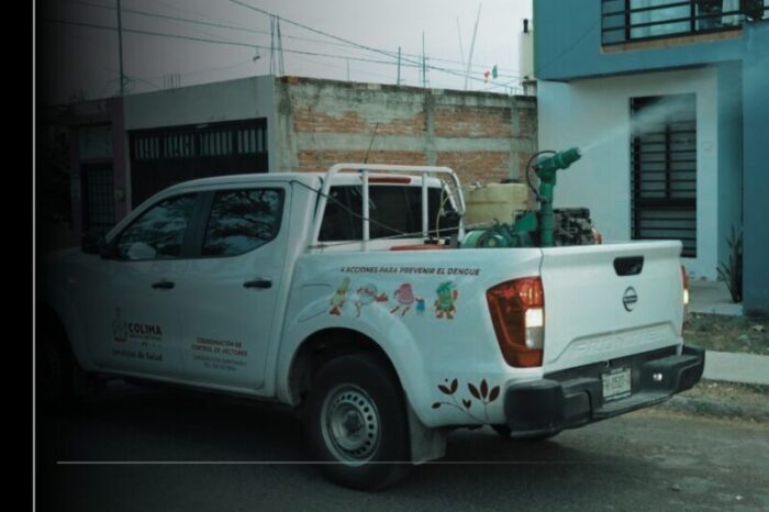 Intensifica Secretaría de Salud la fumigación en Colima, Comala, Armería y Manzanillo