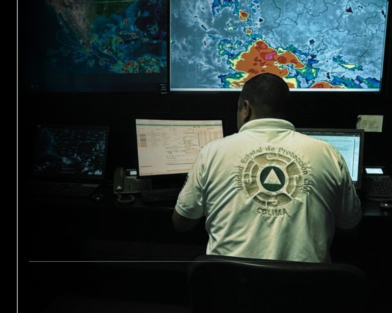 Seguirá lloviendo fuerte hoy en Colima; UEPC pide extremar precauciones