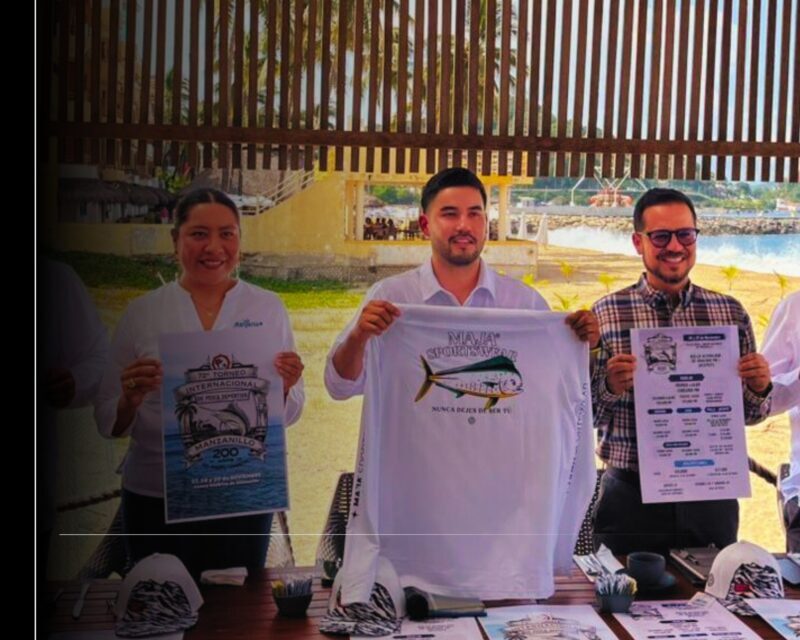 Subsectur y Ayuntamiento de Manzanillo presentan el 72° Torneo Internacional de Pesca Deportiva