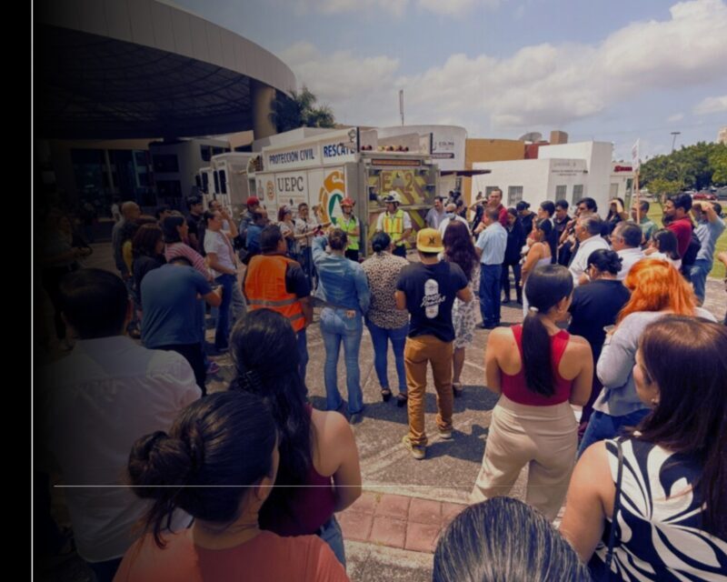 UEPC: Multitudinaria participación de colimenses en Simulacro Nacional 2025