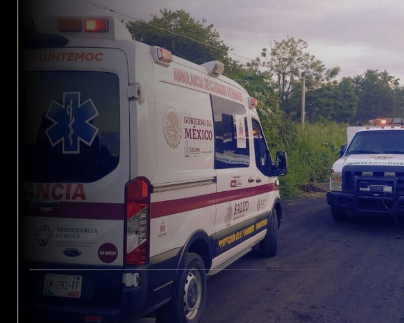 UEPC y Bomberos de Cuauhtémoc atienden volcadura en autopista; sin víctimas fatales