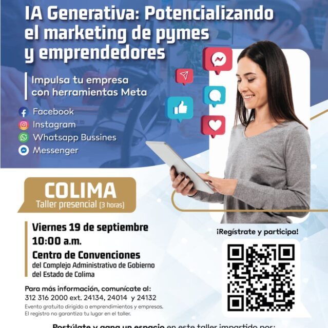 Sedeco invita a taller presencial gratuito sobre IA generativa y marketing digital para pymes y emprendedores