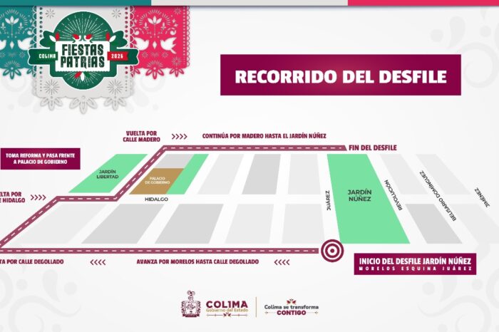 Gobierno de Colima invita a la ceremonia y desfile por Aniversario del Inicio de la lucha por la Independencia