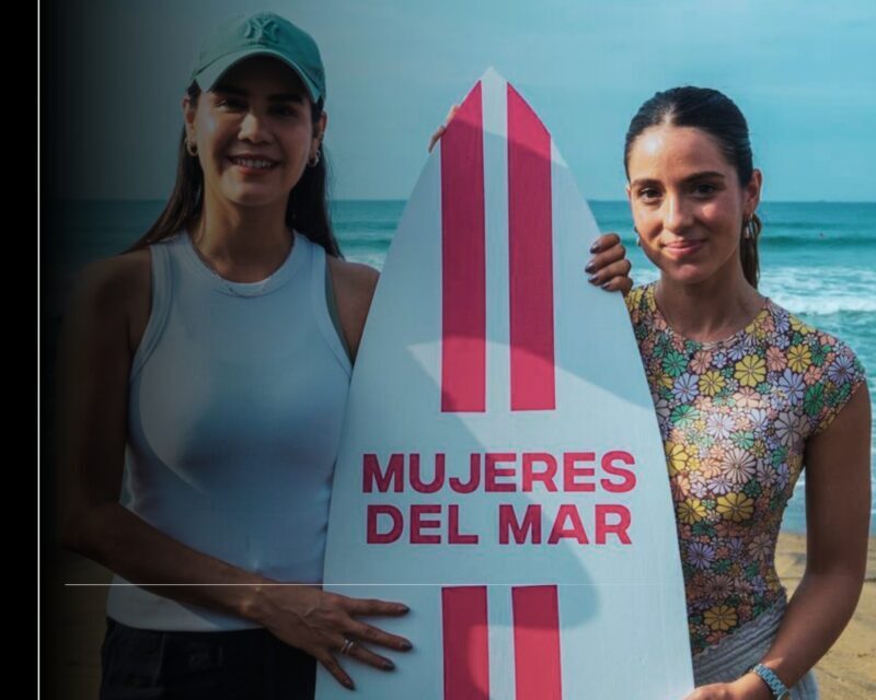 Sigamos construyendo más espacios seguros, libres y sororos: Rosi Bayardo en clase masiva de surf para mujeres