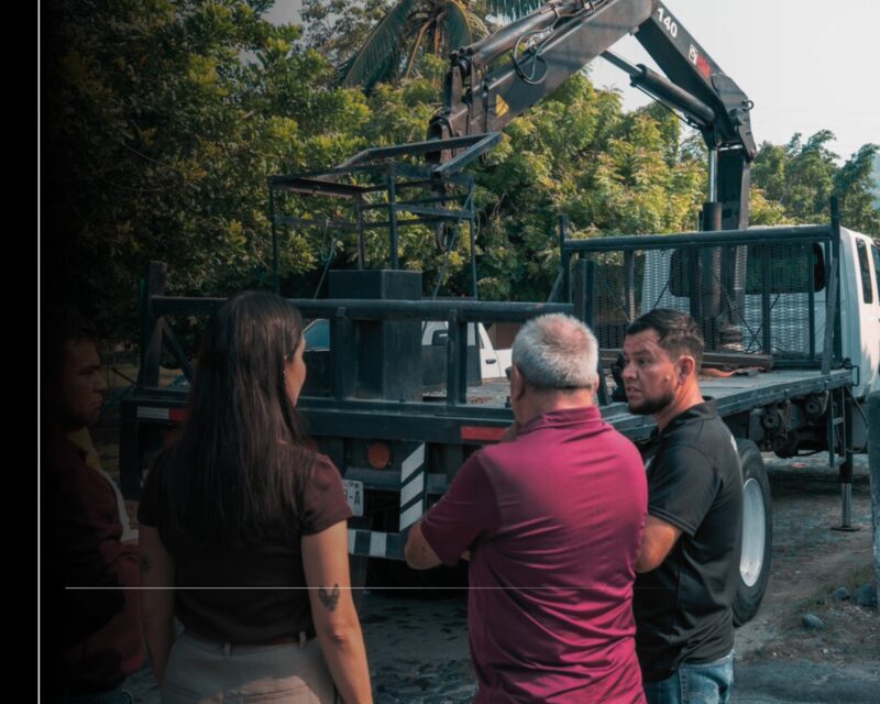 Anuncia Rosi Bayardo transformación del alumbrado público en todo el Barrio IV