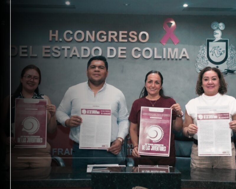 Congreso de Colima y subsecretaría de las Juventudes, anuncian convocatoria para el “Décimo Primer Parlamento de las Juventudes, Colima 2025”