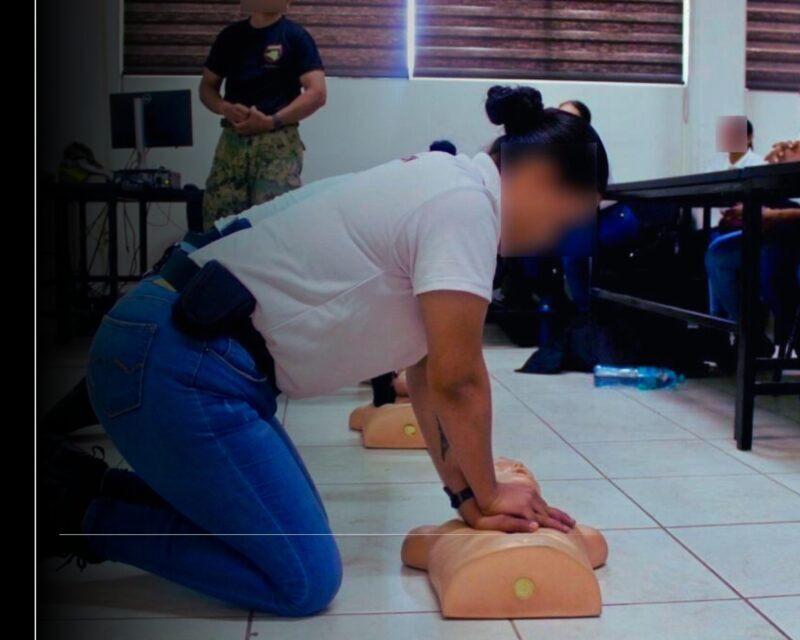 En Colima, Cadetes de la Policía de Proximidad se capacitan en primeros auxilios y atención de emergencias