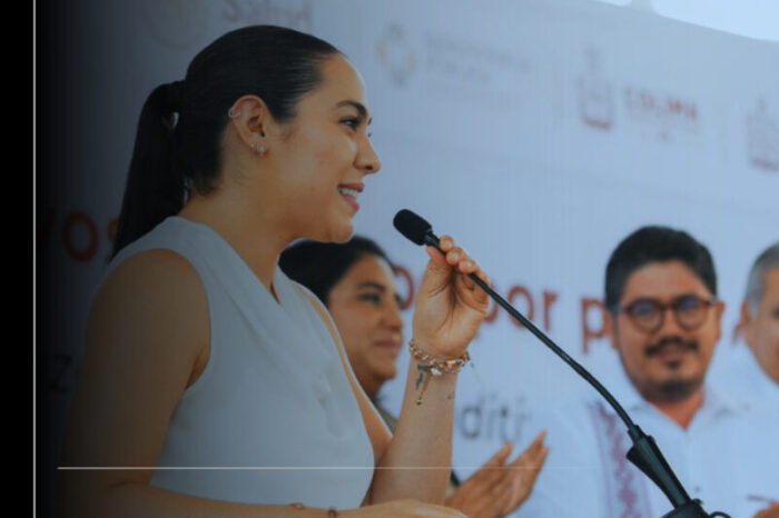 Gobernadora de Colima y titular de Beneficencia Pública federal entregan apoyos a más de 460 personas en Manzanillo