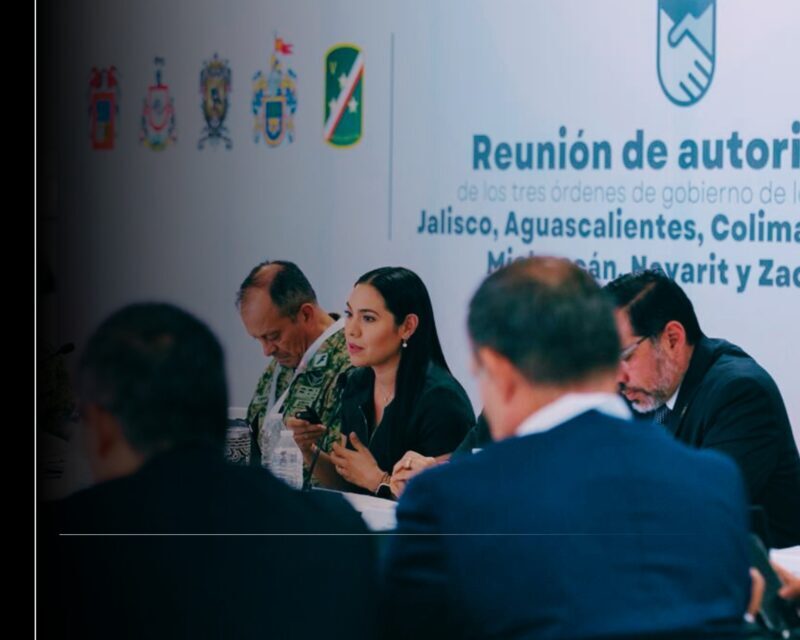 Gobernadora Indira Vizcaíno participa en la Reunión de Seguridad de la Zona Occidente