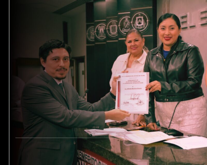 Rinde protesta Alfredo Martínez Alcaraz como Secretario General del Congreso