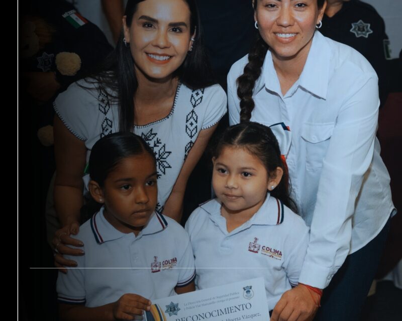 Rosi Bayardo reconoce la colaboración de escuelas de Manzanillo en la prevención del delito