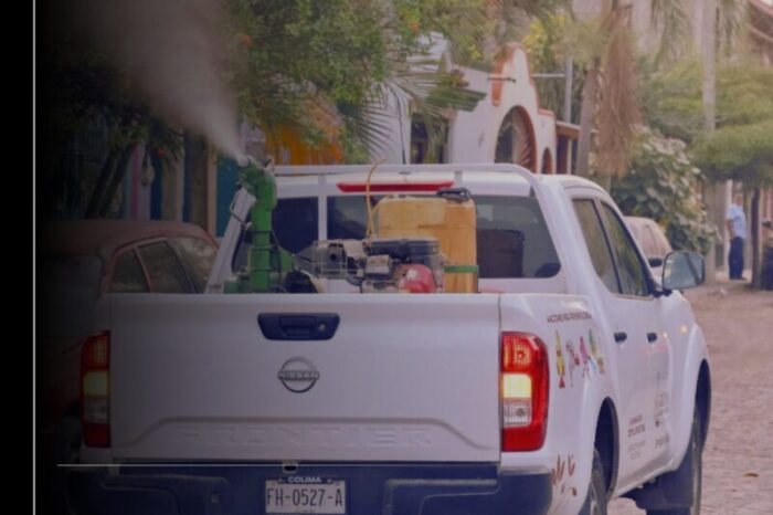 Salud Colima refuerza la fumigación en los cuatro municipios más grandes