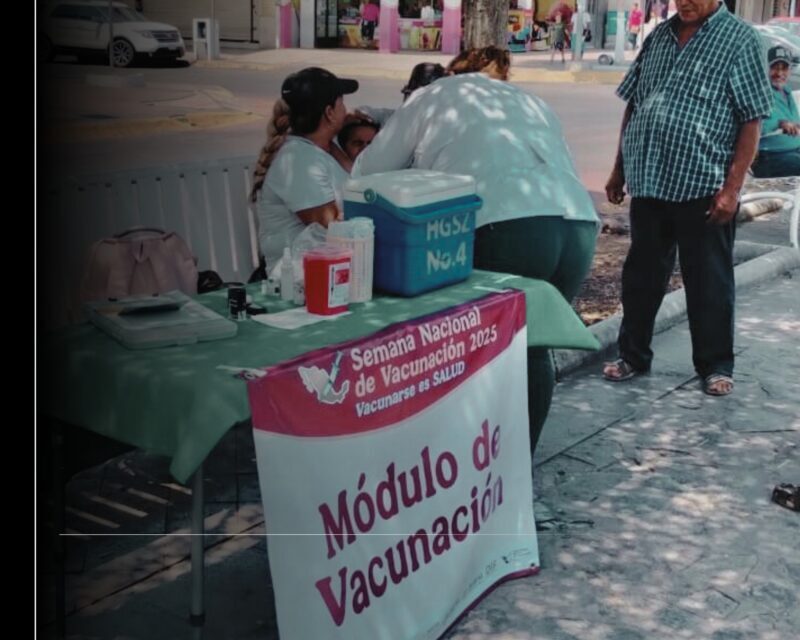 Sector Salud instala 17 módulos de vacunación contra sarampión en Colima, Villa de Álvarez, Tecomán y Manzanillo