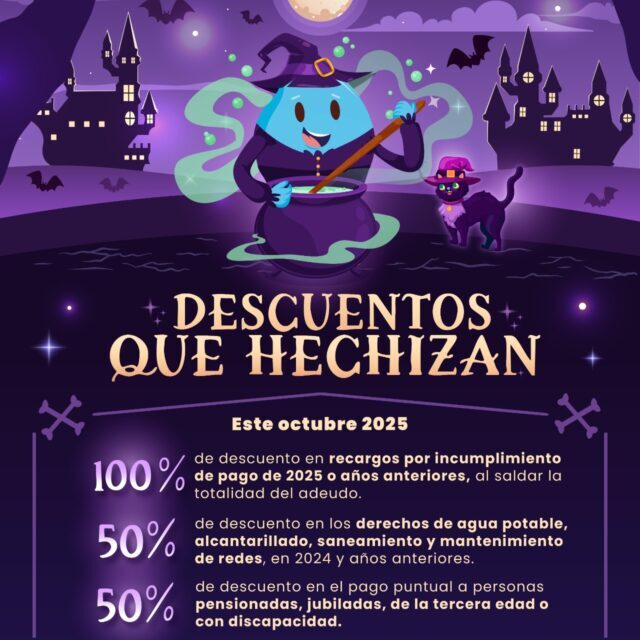 CIAPACOV invita a aprovechar descuentos del 100% y 50% en diferentes rubros durante octubre