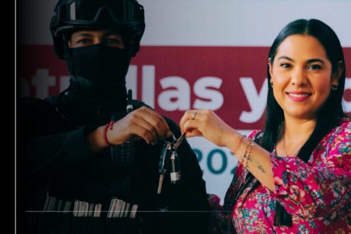 Indira Vizcaíno invierte más de 100 mdp en vehículos y equipo para fortalecer labores de seguridad y justicia en Colima
