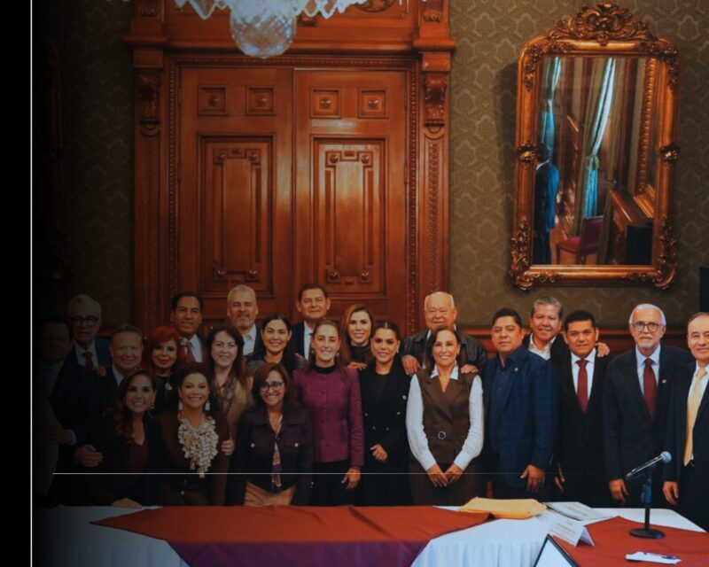 Gobernadora de Colima participa en reunión con la Presidenta Claudia Sheinbaum; abordan temas relacionados con IMSS Bienestar