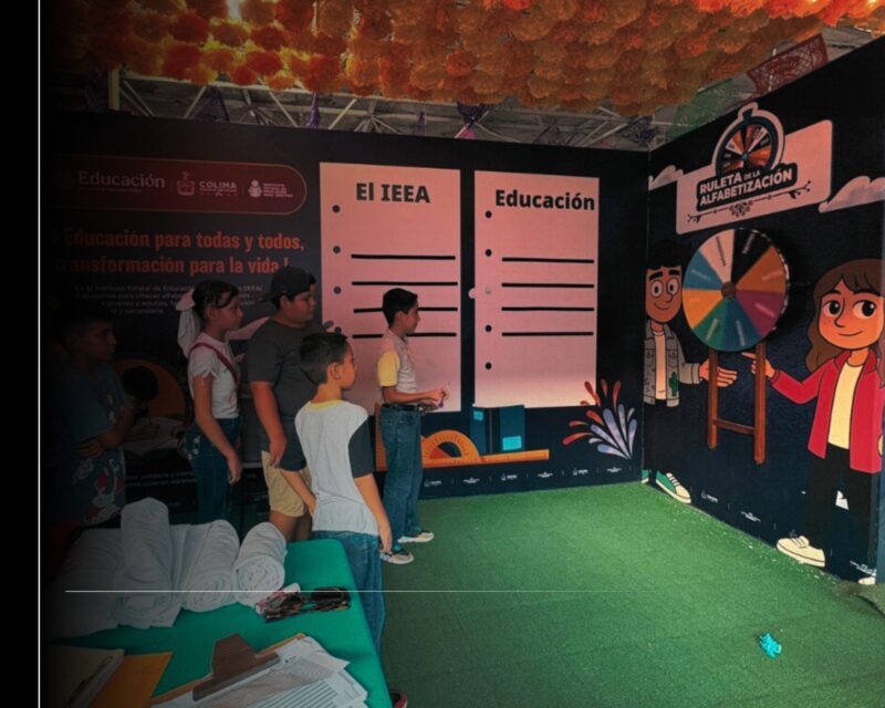 Cientos de personas conocieron y se inscribieron a servicios educativos del IEEA en la Feria de Colima
