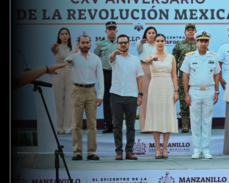 Encabeza Rosi Bayardo ceremonia por el 115º Aniversario de la Revolución Mexicana